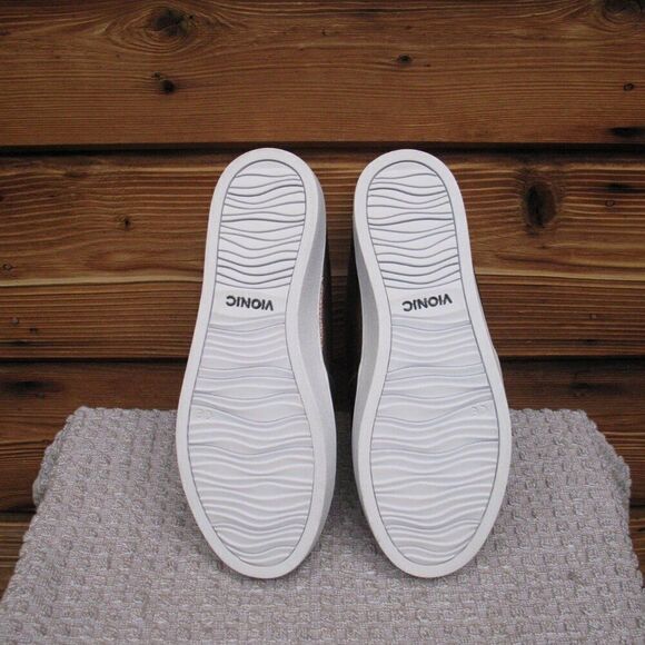 7 W 7 Wide Vionic Women’s Dakota Leather Mules Slip On Sneaker - Picture 8 of 10